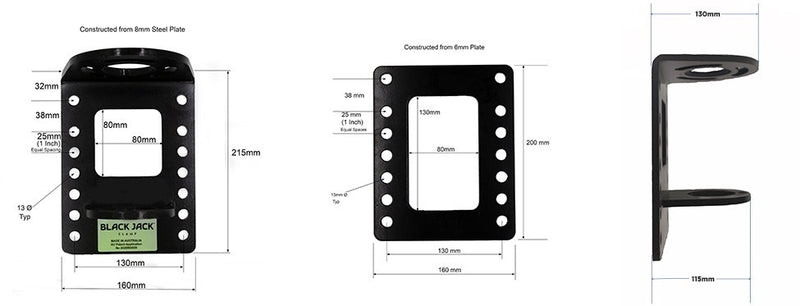 Black Jack™ BJTJ-1001 Trailer Jack With Wiring Harness