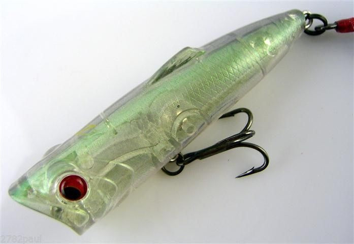 Brand New 50mm  Zerek Poparazzi 4.5 grams Top Water Popping Fishing Lure