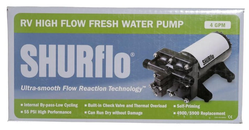 SHURFLO 4048 12V 15L RV High Flow Fresh Water Pump