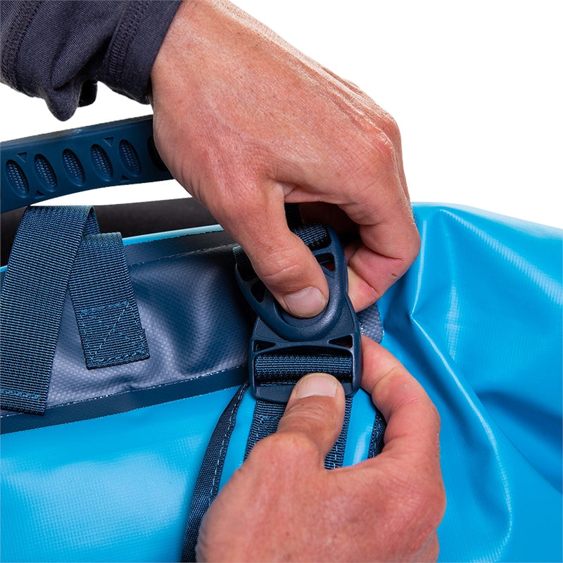 Waterproof Roll Top Dry Bag Backpack - Ride Blue