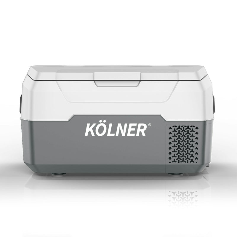 Kolner 20L Portable Fridge Cooler Freezer Camping Refrigerator Grey