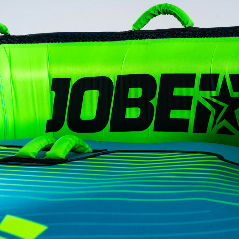 Jobe Binar 2 Person 2m x 2m Towable Inflatable Ski Tube Yellow Blue