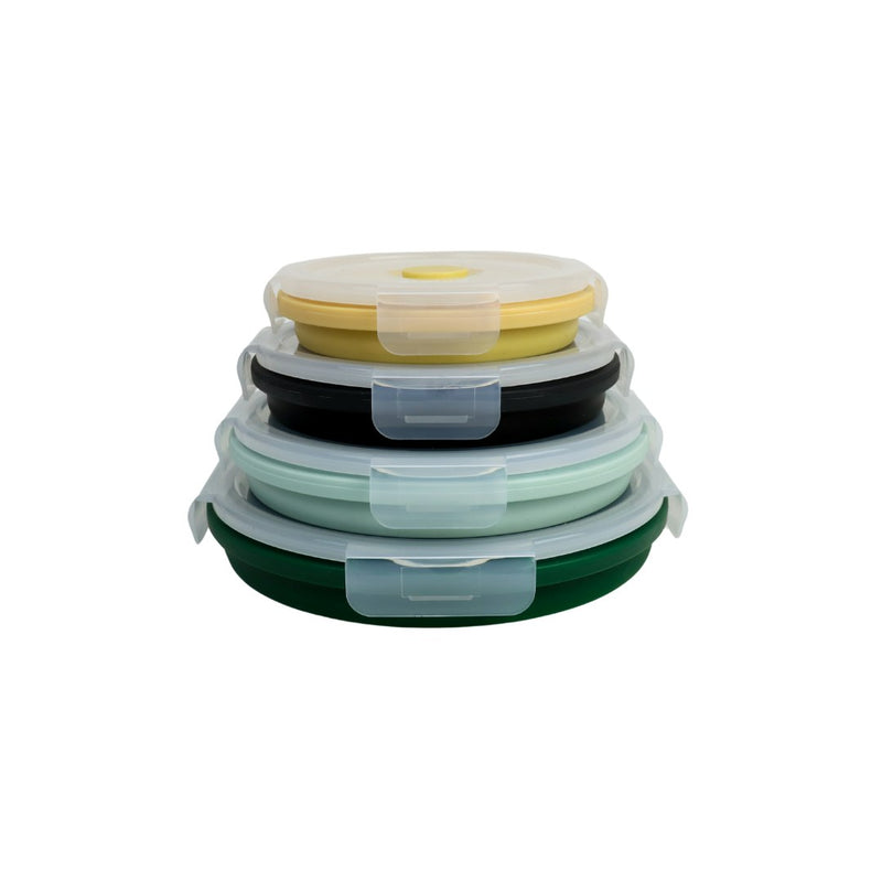 Supex Collapsible Round Containers - 4 Pack