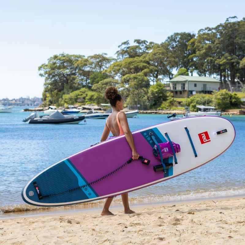 10'0" Ride Purple MSL Inflatable Paddle Board Package