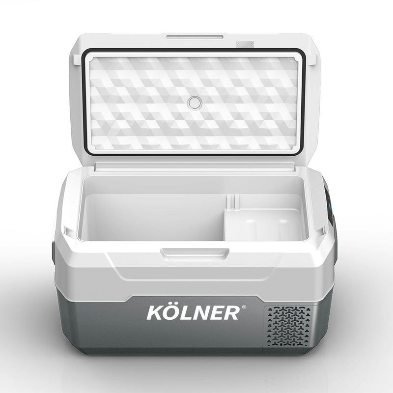 Kolner 20L Portable Fridge Cooler Freezer Camping Refrigerator Grey