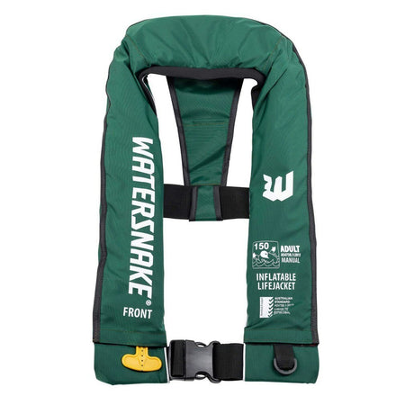 Green Watersnake Manual Inflatable PFD - Level 150 Adult Life Jacket