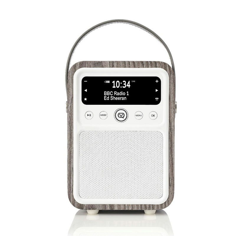 View Quest Monty DAB+ Digital AM/FM Radio/Bluetooth/Wireless Speaker Limed Oak