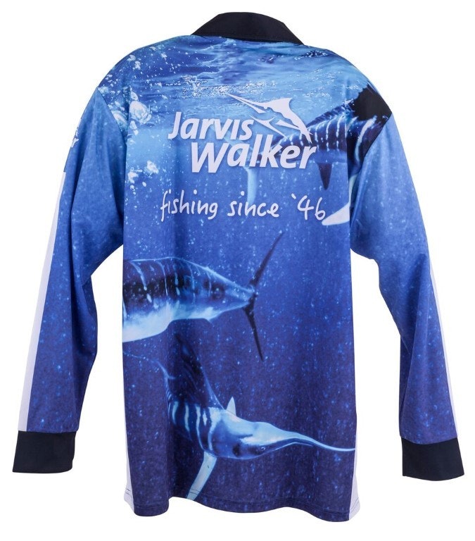 Jarvis Walker Long Sleeve Tournament Fishing Shirt with Collar-Fishing Jersey