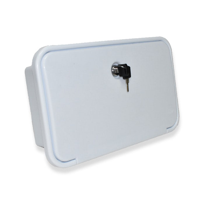 Coast to Coast Watermarked external shower box unit caravan--WHITE