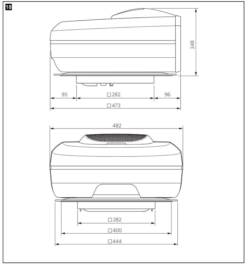 Dometic DRS2 Dust Reduction System - Dust reduction system for caravans