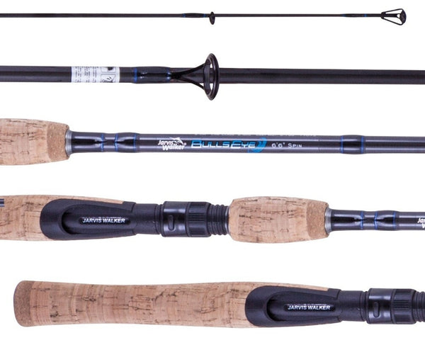 7ft Jarvis Walker Bullseye 6-8kg Spinning Rod - 2 Pce Spin Rod with Cork Grips