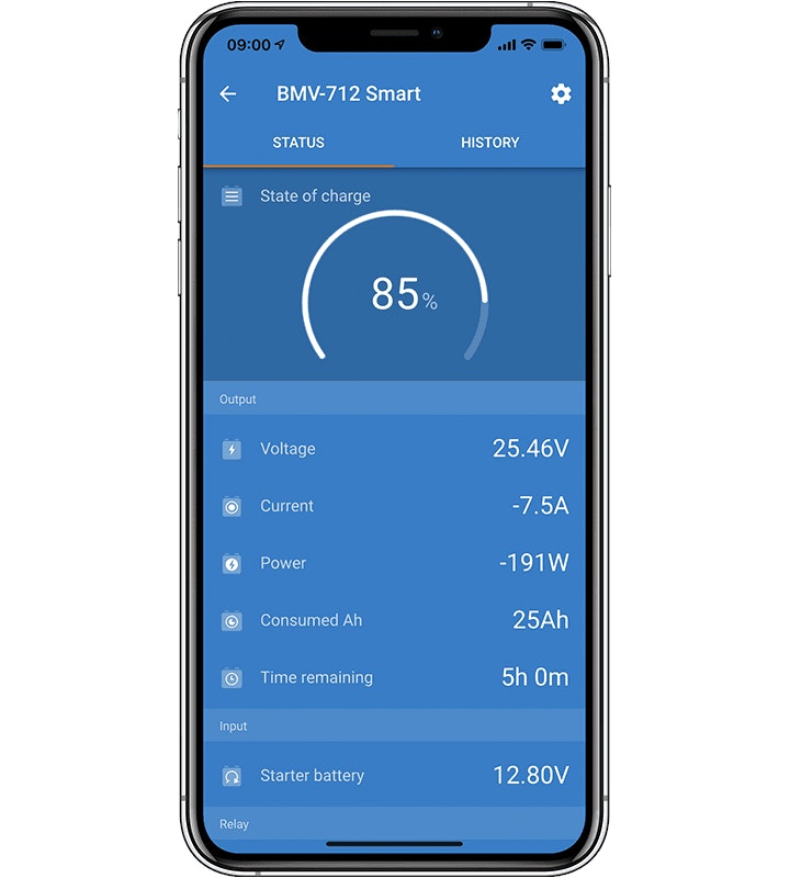 Victron Black Smart BMV-712 Battery Monitor