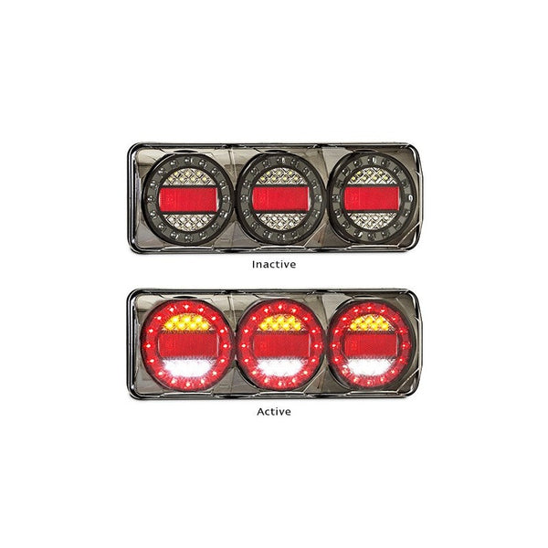 LED Autolamps MaxilampC3XRWB Stop/Tail/Indicator/Reverse/Reflector Bolt Mount, Single Box