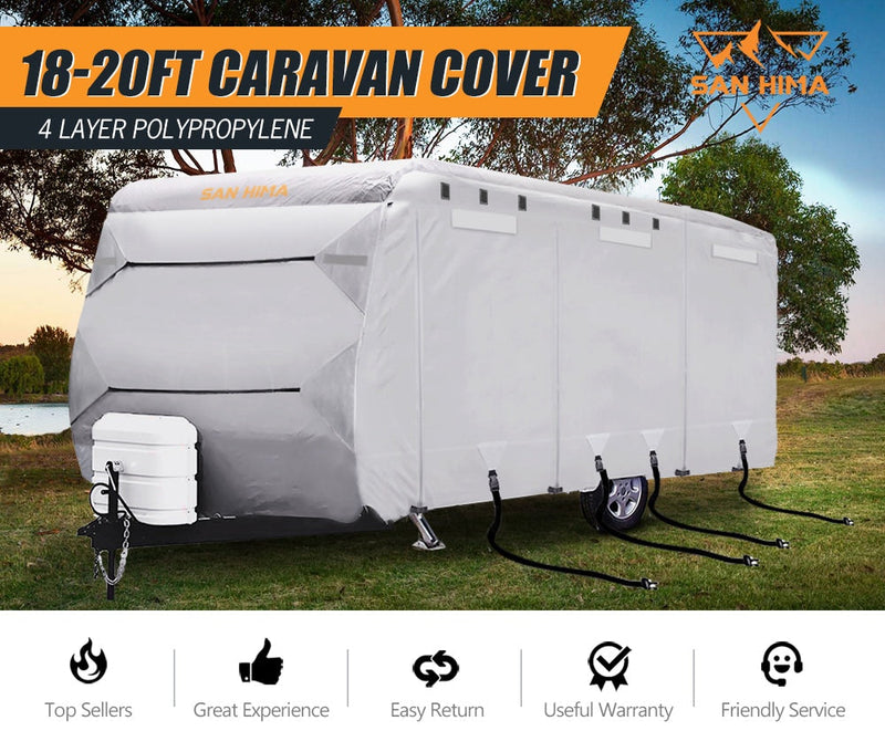 SAN HIMA 18-20ft Caravan Cover 4 Layers