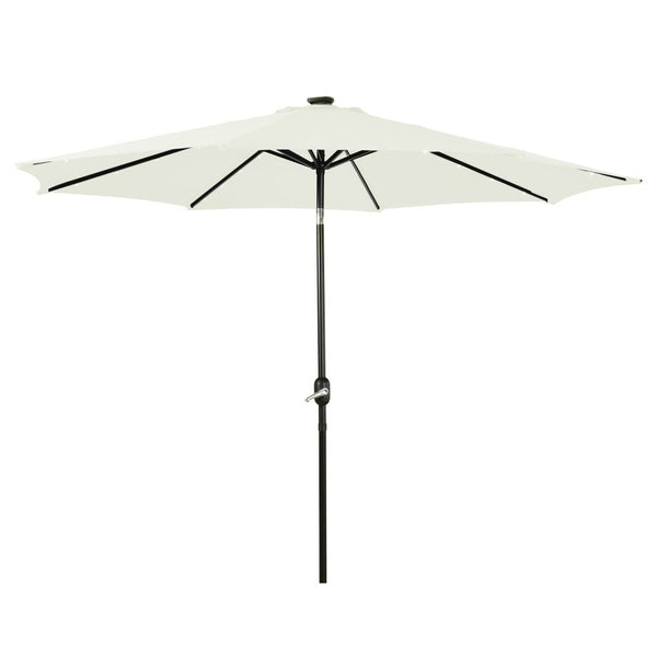 Traderight Group  Mountview Outdoor Patio Aluminum Tiltable Solar Umbrella Beach Sun Shade Shelter