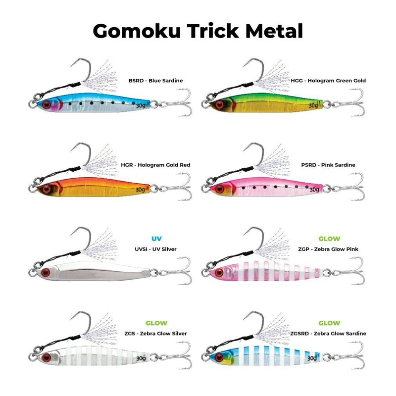 18gm Storm Gomoku Trick Metal Vertical/Casting Jig Lure