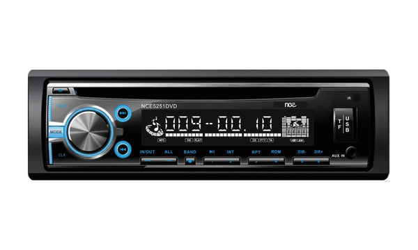 NCE Single-DIN AM/FM CD DVD Multimedia Player