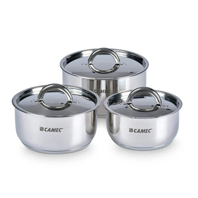 Camec Spacesaver Pots & Pan - Stainless Steel Cookware Set