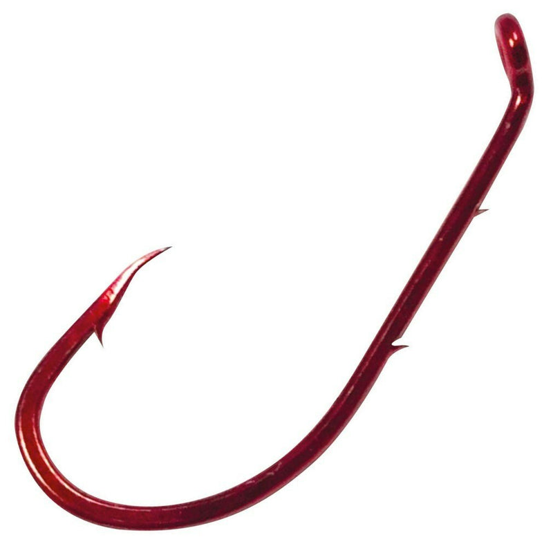 50 Pack of Tsunami Size 2 Red Chemically Sharpened Baitholder Hooks