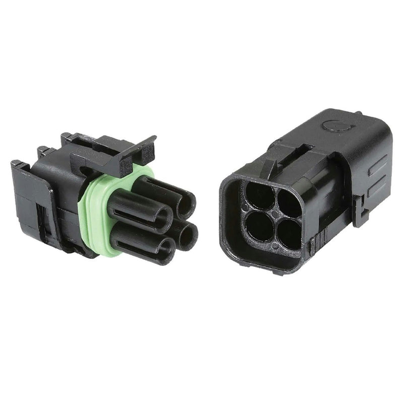 Narva 56474BL 4 Way Waterproof Deutsch Connector Housing (2 pack)