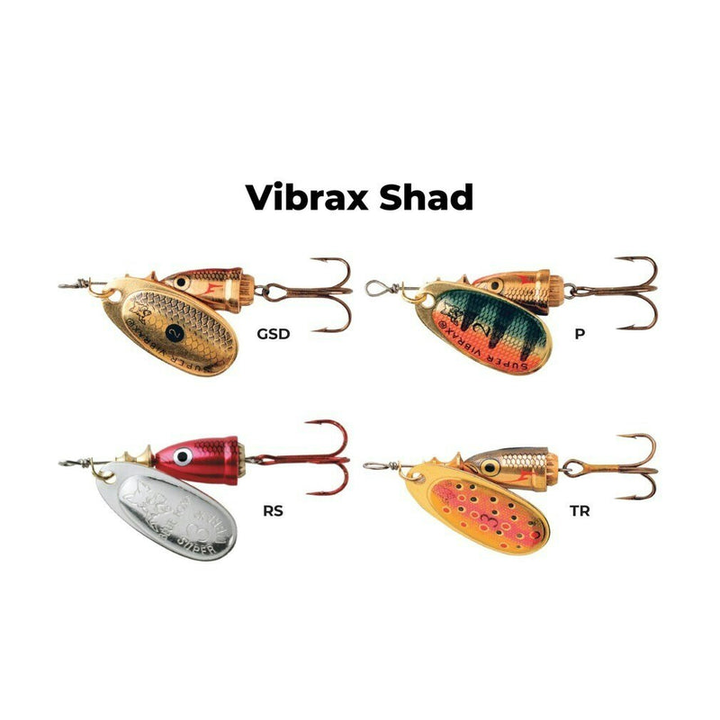 Size 2 Blue Fox Vibrax Shad 6gm Spinner Lure