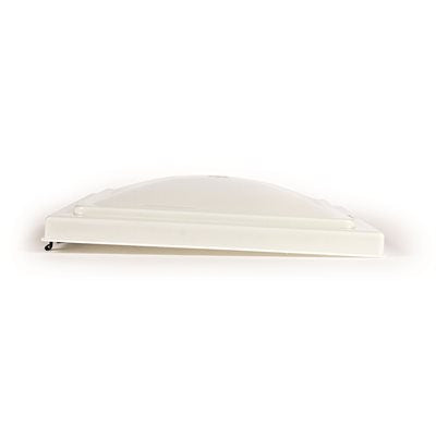 Camco 40154 Polypropylene Vent Lid - Jensen pre '94 pin, White Bilingual