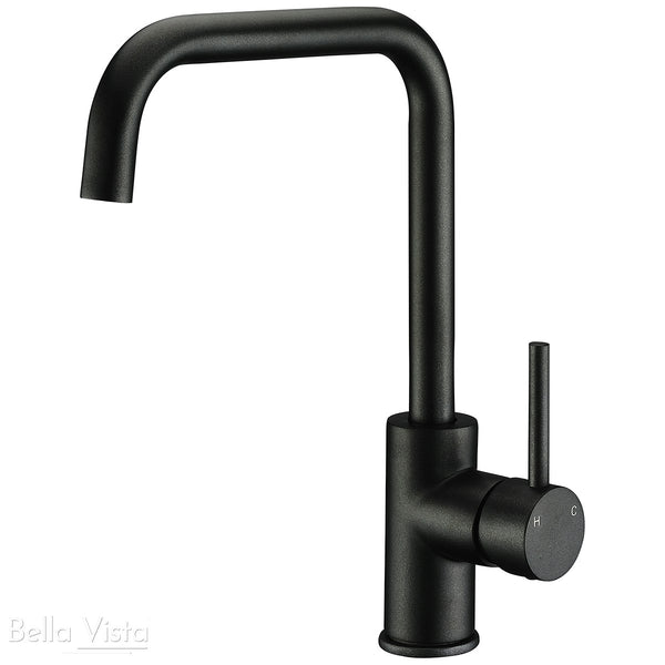 Bella Vista SM02-R90GN-BLK 'Raco' Round Kitchen Sink Mixer