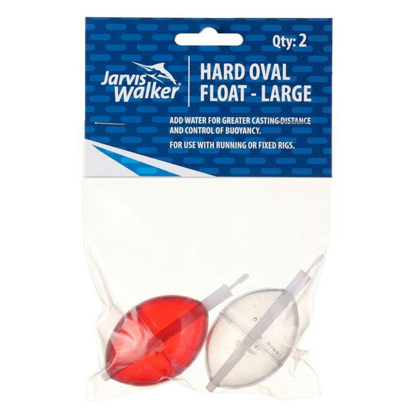 2 Pack of Jarvis Walker Large Hard Oval Floats