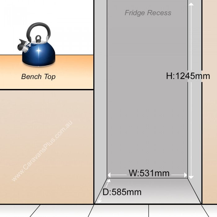 Pickup Only - Thetford N4175 175L Fridge LEFT Hinge