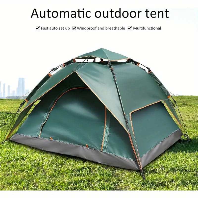 NNETM Waterproof Oval Pop-Up Camping Tent - Outdoor Survival