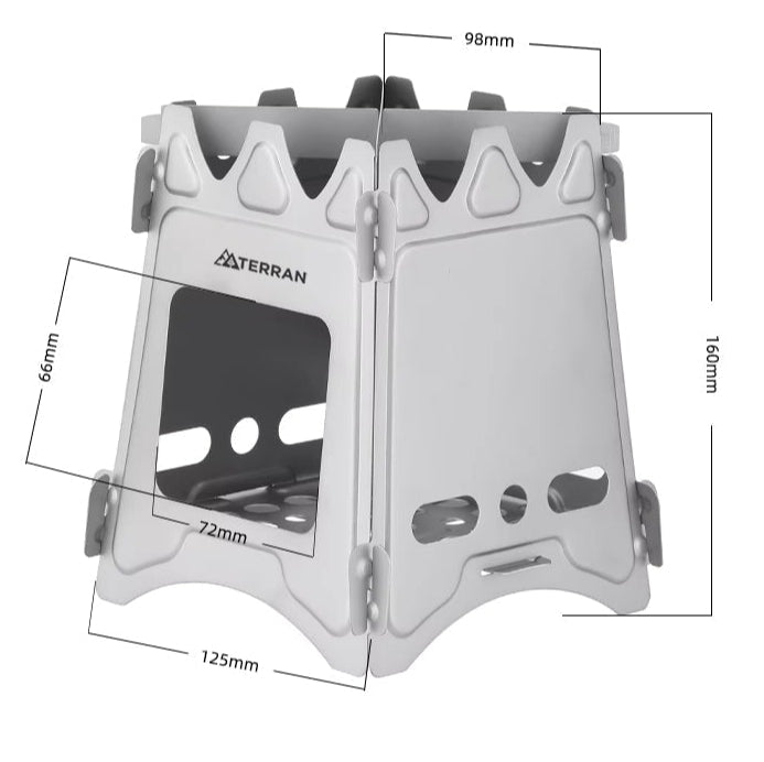 TERRAN Titanium Stove & Frying Pan Set