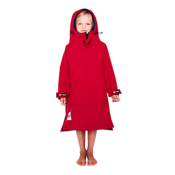 Kids Dry Poncho - Red