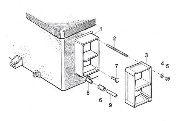 Truma HWS Extension Cowl - Suit UltraRapid & B14 Hot Water Systems