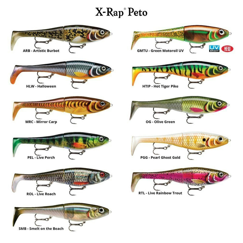 14cm Rapala X-Rap Peto Sinking Hybrid Swimbait Fishing Lure