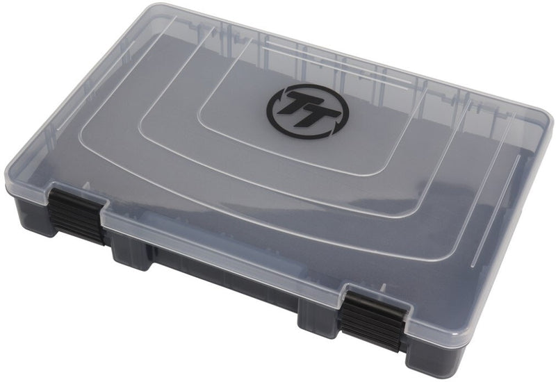 TT Fishing Large Shallow Fishing Tackle Tray with Internal Split Foam Insert