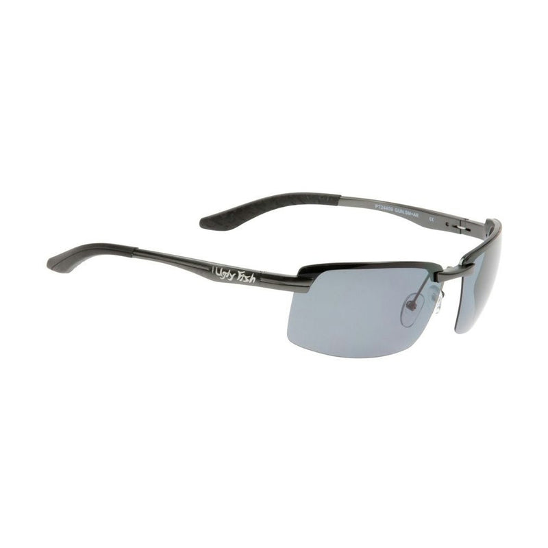 Ugly Fish PT24409 Aluminium Gun Metal Frame/Smoke Lens Polarised Sunglasses