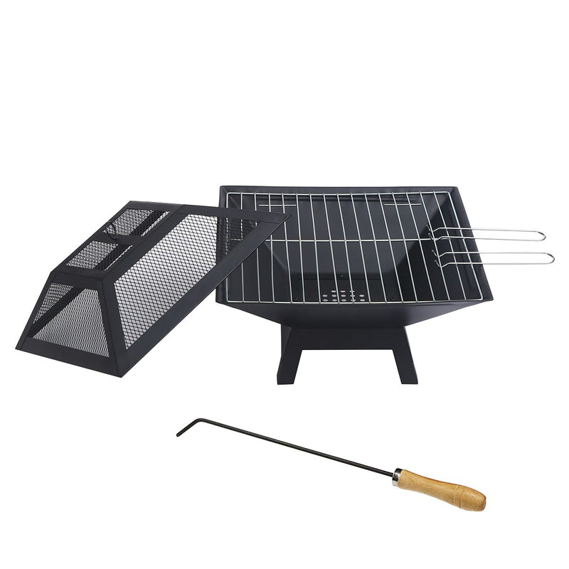 Wallaroo Outdoor Fire Pit for BBQ, Grilling, Cooking, Camping Portable