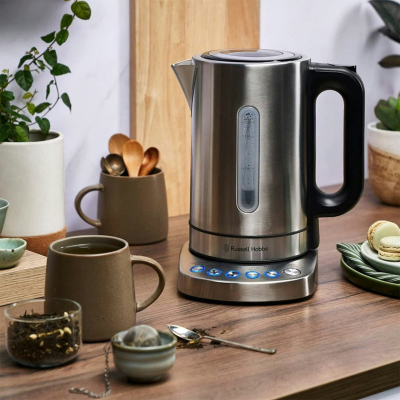 Russell Hobbs RHK510 Electric Addison 1.7L Digital Kettle Stainless Steel Silver