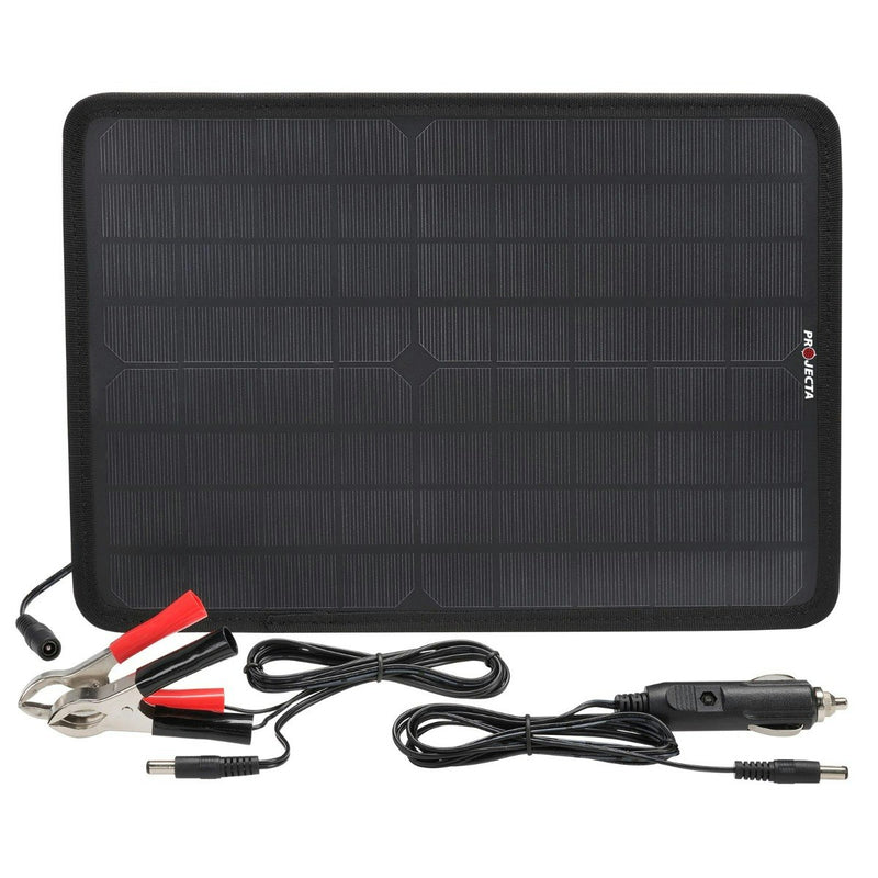 Projecta Monocrystalline 12V 10W Battery Maintainer Solar Panel