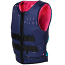 Jetpilot Cause Kids/Girl's Neoprene Life Jacket Vest (Navy Blue Wings)