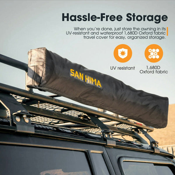 San Hima Shower Awning Fold-Out Instant Ensuite Tent Camping Change Room Toilet