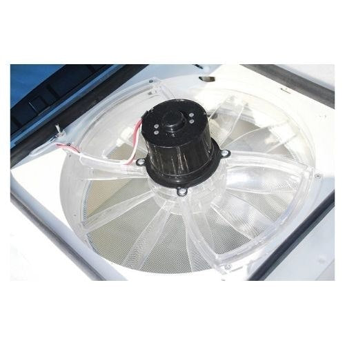 12 volt manual caravan roof vent hatch with smoked lid