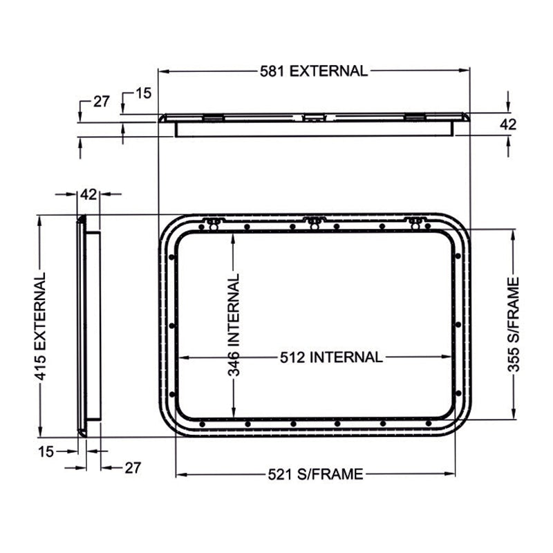 Coast Door 3 - White 415 x 581 (M500-120)