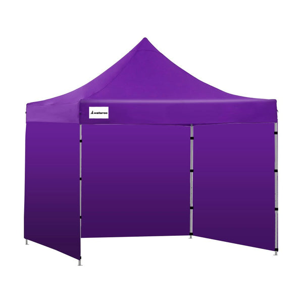 Wallaroo Gazebo Tent Marquee 3m x 3m PopUp Outdoor - Purple