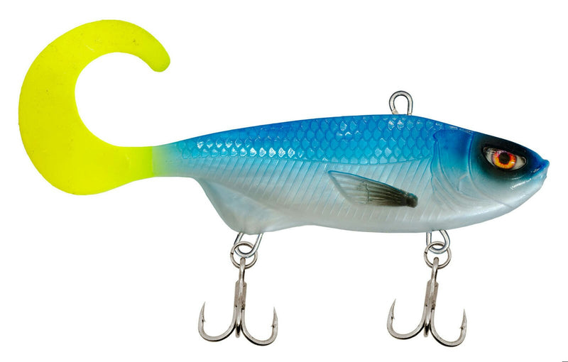 85mm Chasebaits Curly Vibe 2.0 Standard (13g) Soft Vibe Fishing Lure