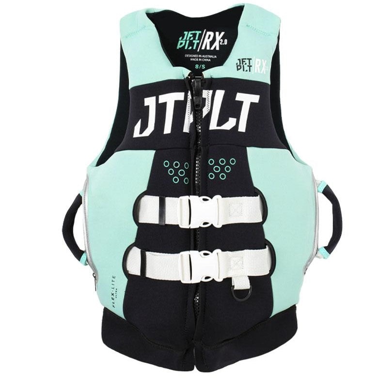 Jetpilot RX JA21230 Ladies Segmented F/E L50S PFD Vest Black/Teal Sizes 6-16