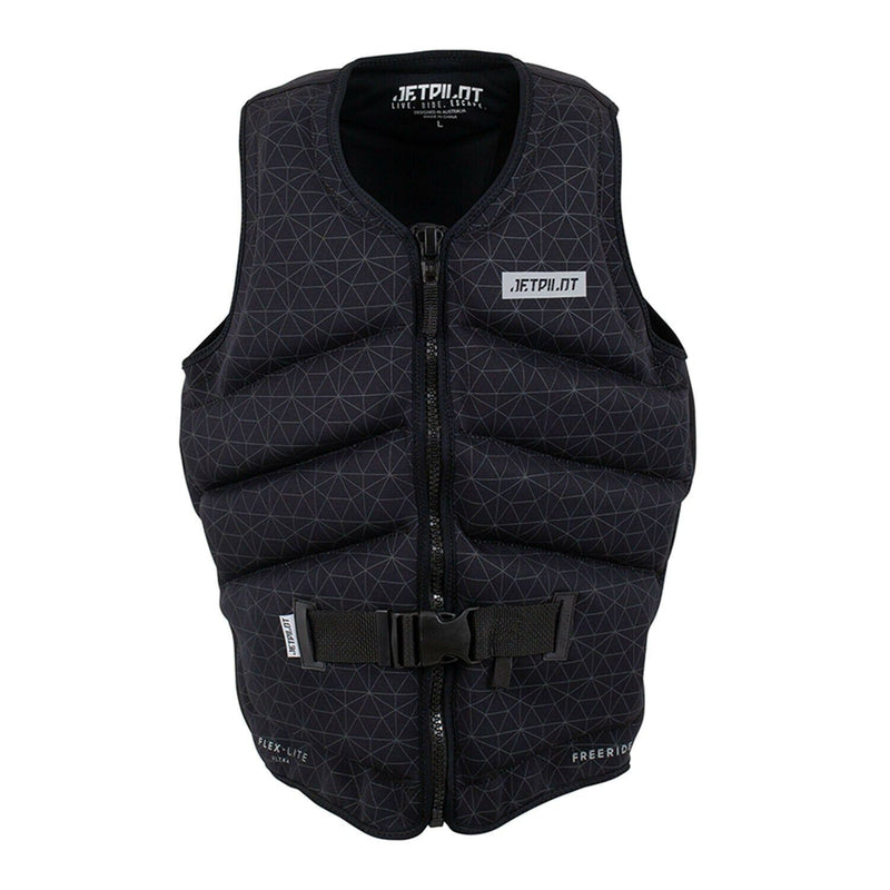 Jetpilot Freeride Men's Segmented Neoprene L50s Life Jacket Vest (Black)