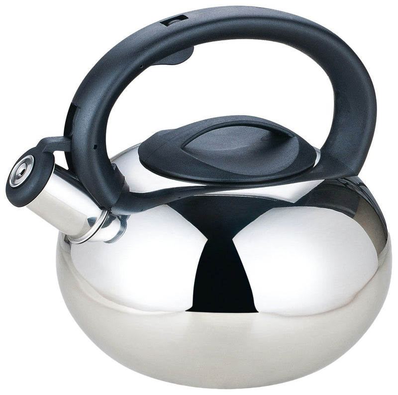 Royal Deluxe Stainless Steel Whistling Kettle 2.5L - Silver