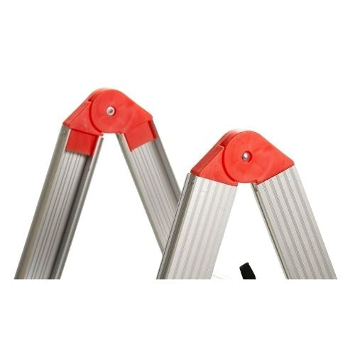3 step aluminium collapsible box stick ladder with carry bag