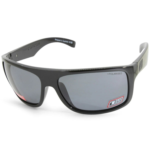 Dirty Dog Anvil Shiny Black/Grey Polarised Men's Sunglasses 53563